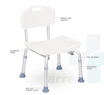 ARREX LA110 BATH BENCH - ENHANCE YOUR BATHING EXPERIENCE WITH COMFORT AND SAFETY
