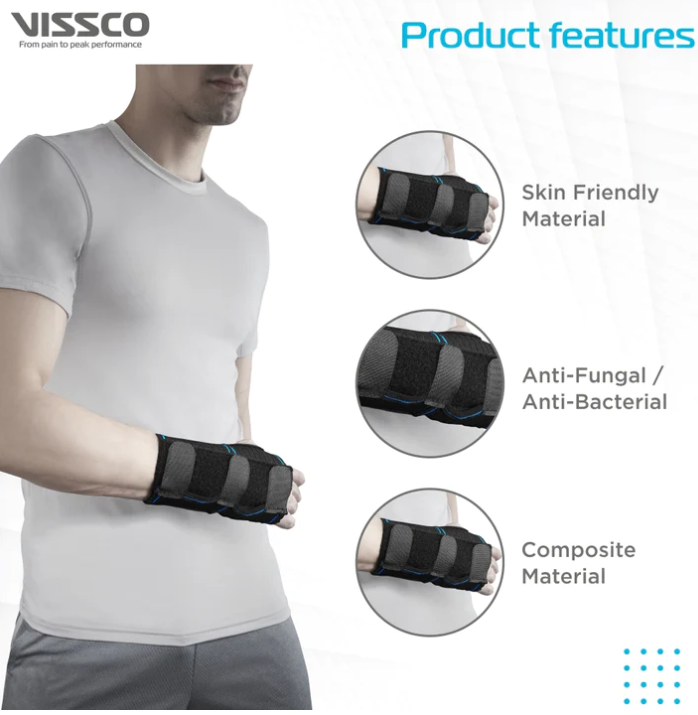 VISSCO ELASTIC WRIST SPLINT- UNIVERSAL PC. NO 0642