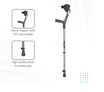 VISSCO Astra Max Elbow Crutch PC NO. 0904/AA