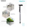 VISSCO Avanti Black T shape Monopod Stick PC NO.2906