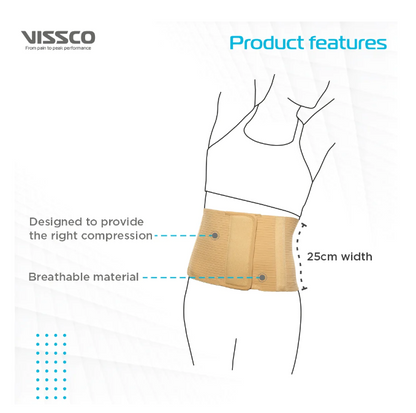 VISSCO P.C.NO. 0512 10" ABDOMINAL BELT