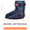 Pneumatic Walker Boot Short 11" for Foot & Ankle Support Vissco P.C.NO. 5721