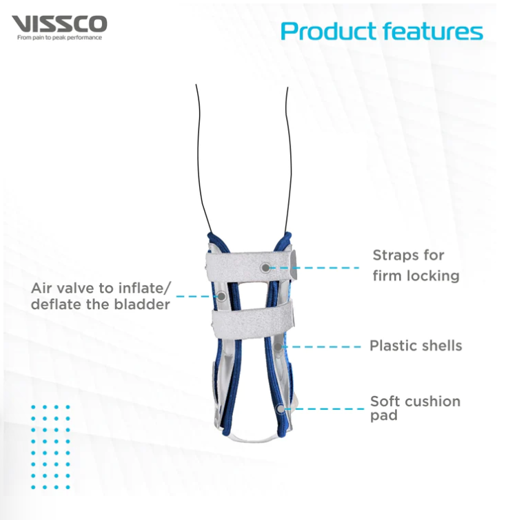 VISSCO AIR ANKLE BRACE - P.C.NO. 0721