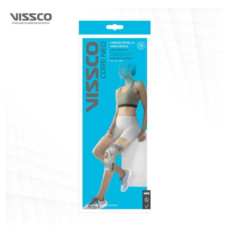 bombay surgical vissco neoprene hinged patella knee brace