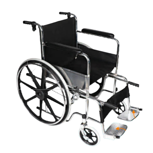 ARREX TOMMY PLUS - BASIC STEEL WHEELCHAIR
