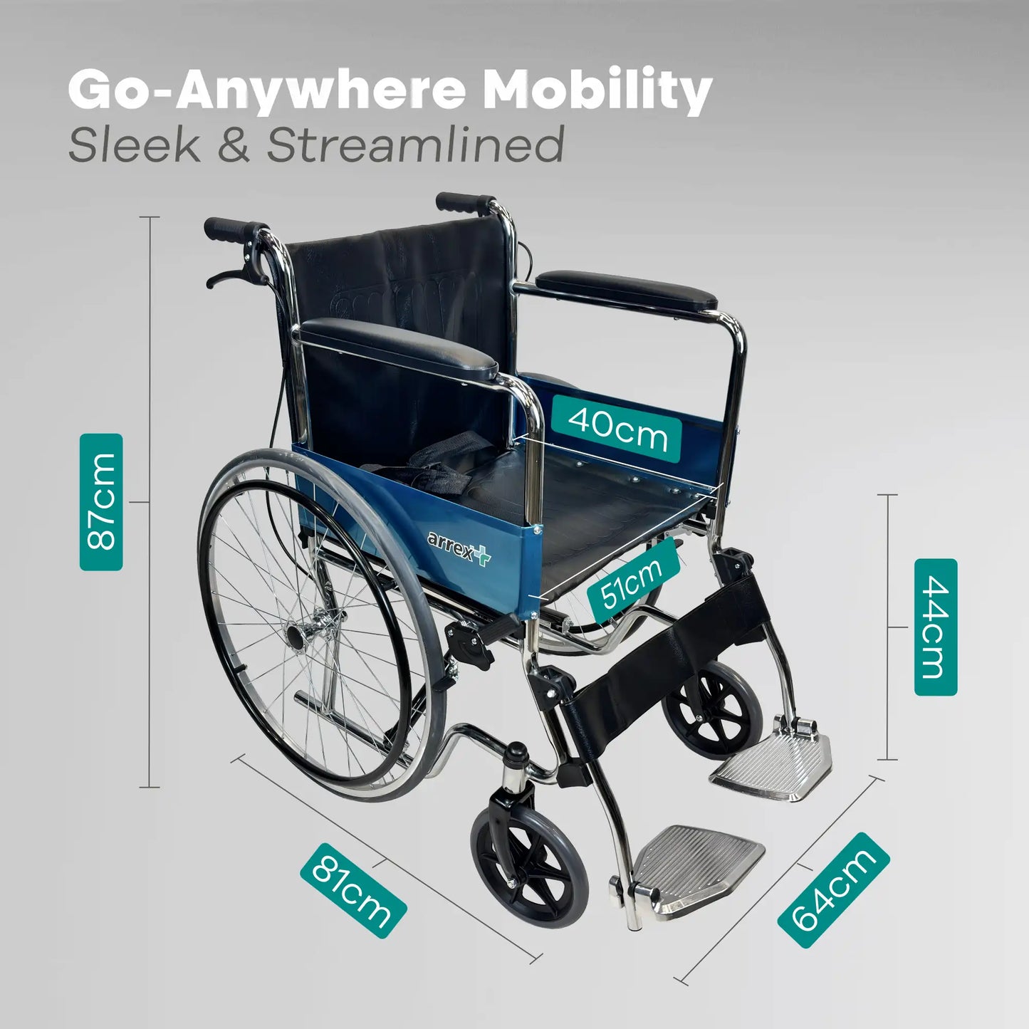 Self Driving Attendant Wheelchair Arrex Tommy Pro
