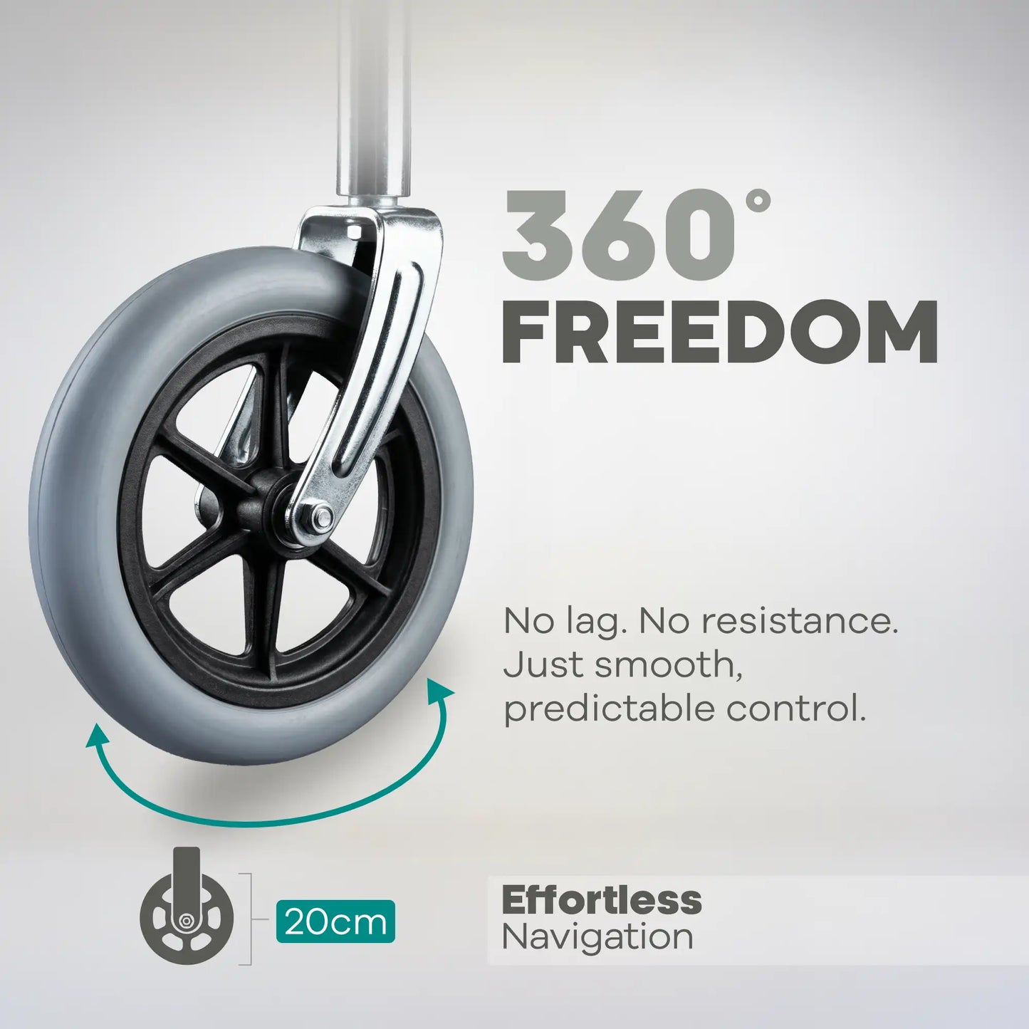 Basic Foldable Steel Wheelchair with Mag Wheels Arrex Tommy Mag