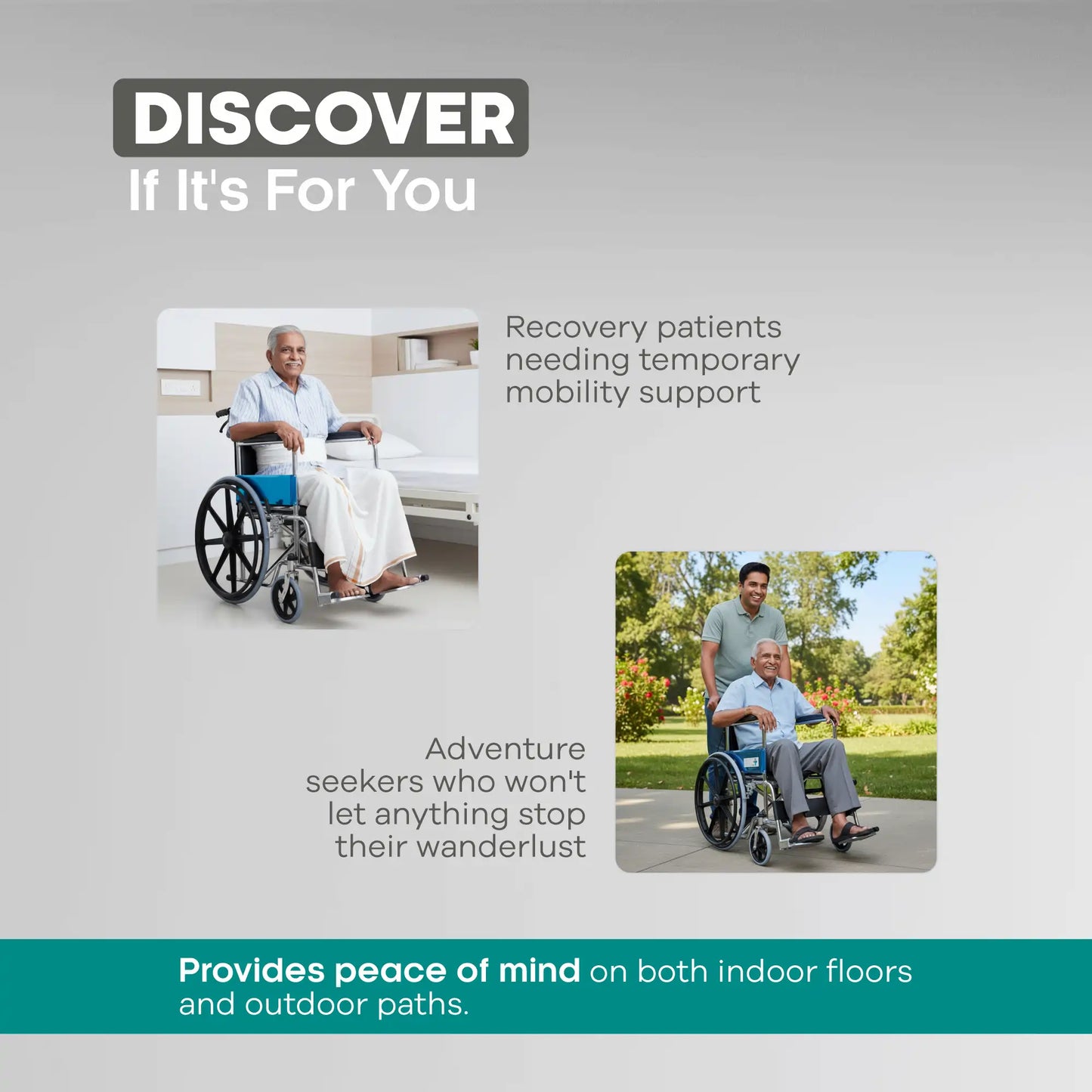 Basic Steel Wheelchair with Mag Wheels & Attendant Brake Arrex Tommy Plus