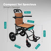 Arrex Toru Lightweight Foldable Travel Wheelchair with Brakes