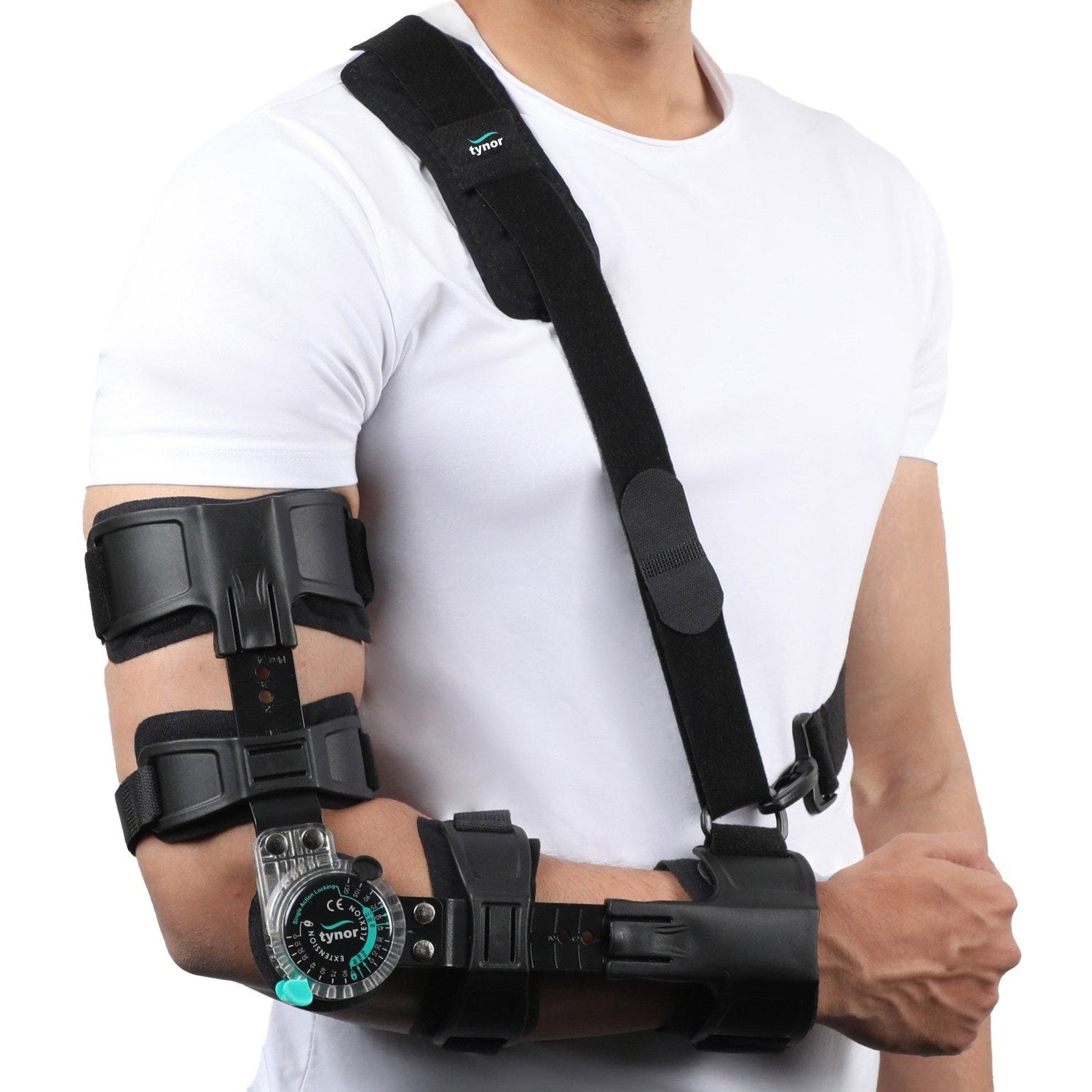 Adjustable ROM Elbow Brace with Flexion Control TYNOR E-46