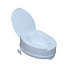 Comfort Commode Raiser 6 Inch Elevated Toilet Seat Without Lid Portable, Lightweight, Washable & Antibacterial