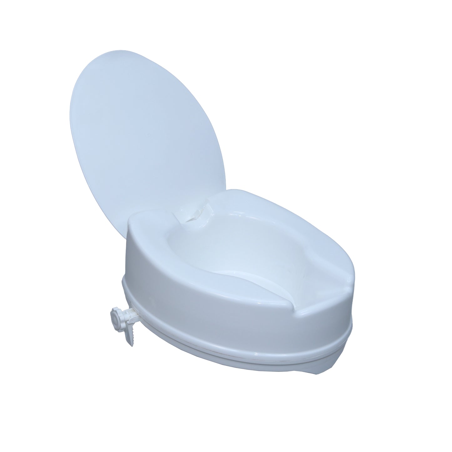 ARREX VA60 Comfort Commode Raiser 6 Inch Elevated Toilet Seat Without Lid Portable, Lightweight, Washable & Antibacterial
