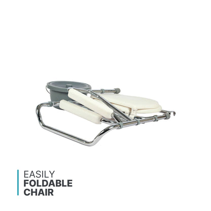 ARREX VP20U STEEL COMMODE CHAIR