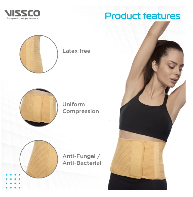 Vissco 0512 Abdominal Belt Firm Post-Surgery Support