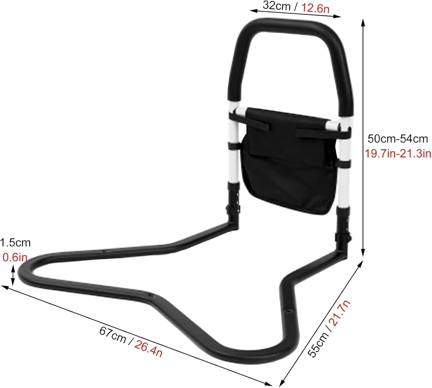 Arrex SR10 Adjustable Bed Safety Rail for Elderly & Patients