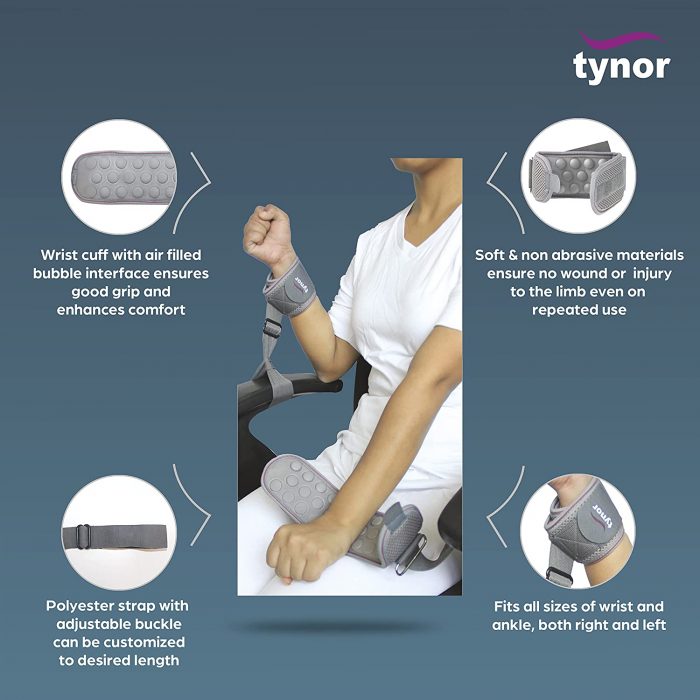 Hand & Ankle Restrainer for Controlled Positioning TYNOR I-65