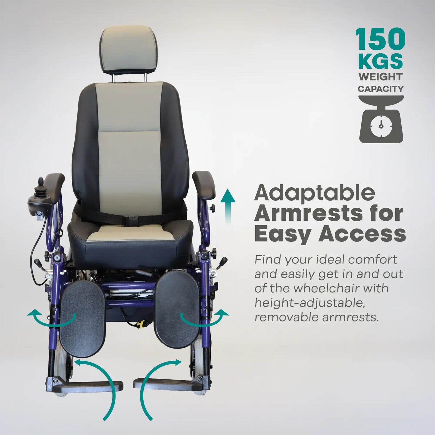Electric Reclining Power Wheelchair Arrex Zula