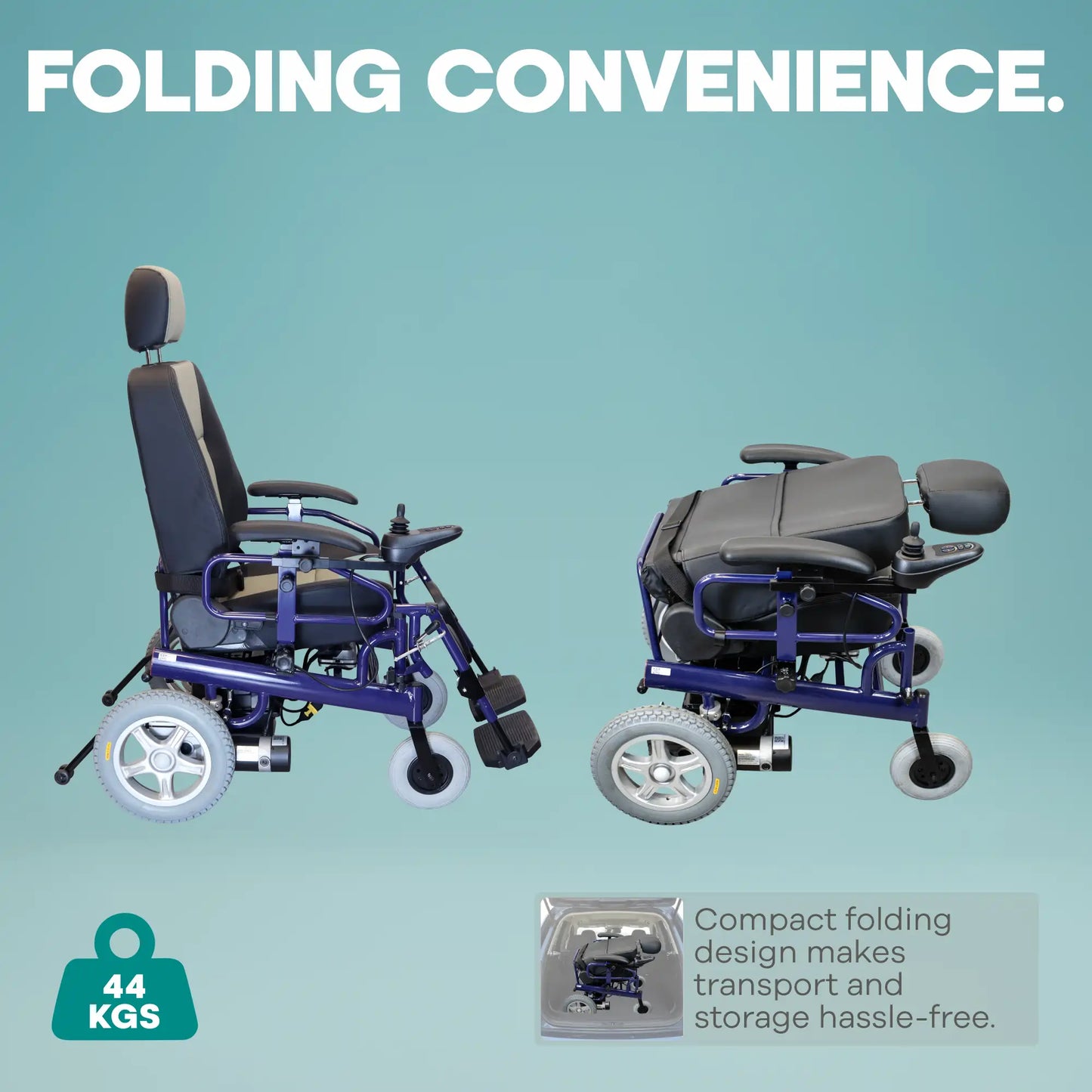 Electric Reclining Power Wheelchair Arrex Zula