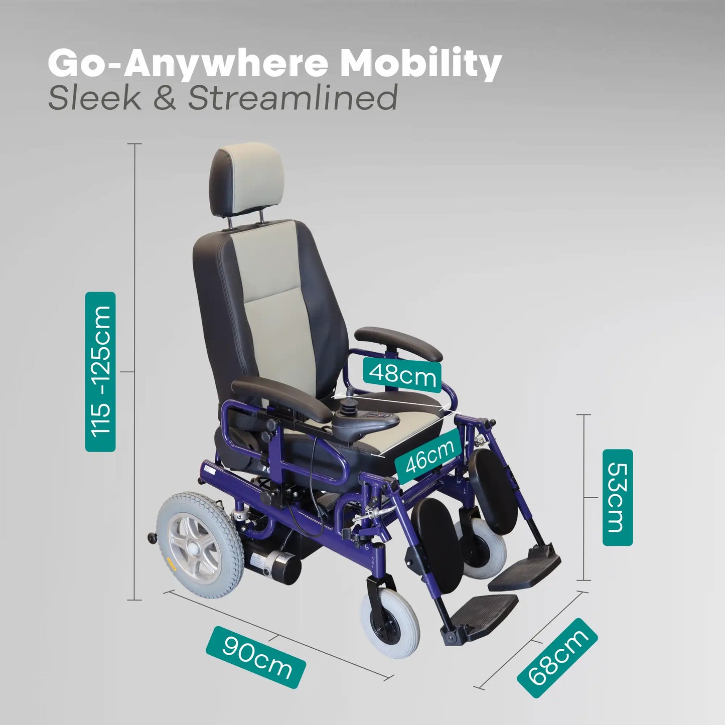 Electric Reclining Power Wheelchair Arrex Zula