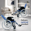 VERMEIREN 9300 Reclining Commode Wheelchair for Elderly & Patients