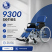 VERMEIREN 9300 Reclining Commode Wheelchair for Elderly & Patients