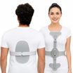 ASH Brace Hyper Extension Spinal Immobilization Support Silver Tynor A-12