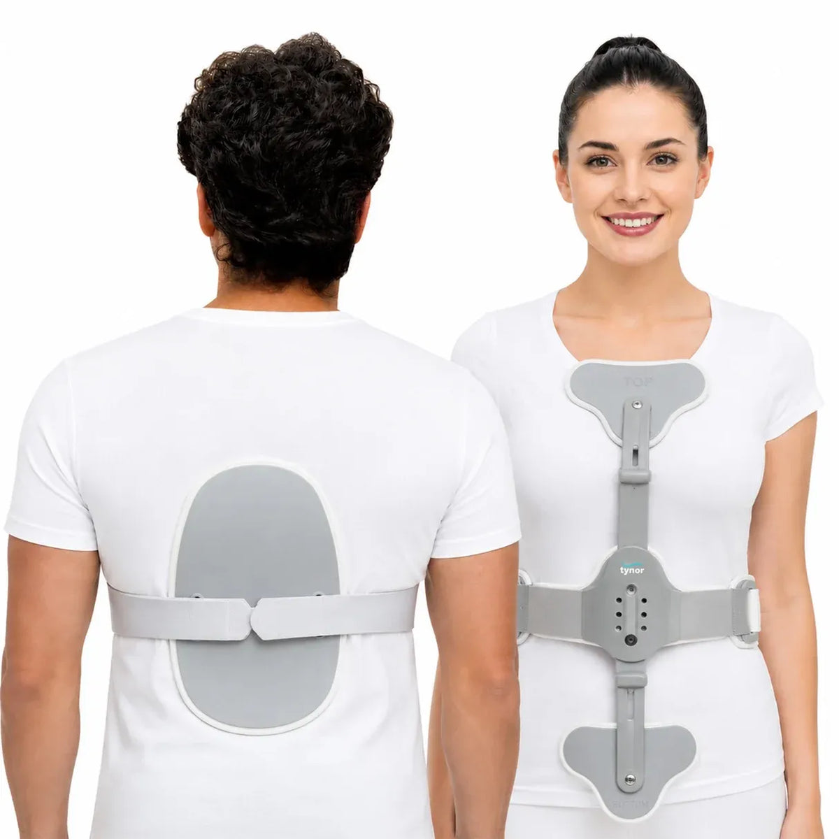 ASH Brace Hyper Extension Spinal Immobilization Support Silver Tynor A-12