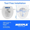 MEXPLE RaiXer4 4 Inch Toilet Seat Elevator for Elderly & Patients