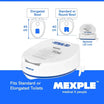 MEXPLE RaiXer4 4 Inch Toilet Seat Elevator for Elderly & Patients