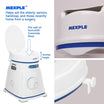 MEXPLE RaiXer4 4 Inch Toilet Seat Elevator for Elderly & Patients