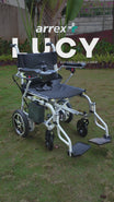Lightweight Foldable Electric Wheelchair with Joystick Lucy