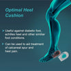 Silicone Heel Cushions for Shock Absorption & Pain Relief TYNOR K-02